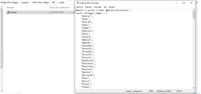 Adding Custom Names: Step 3