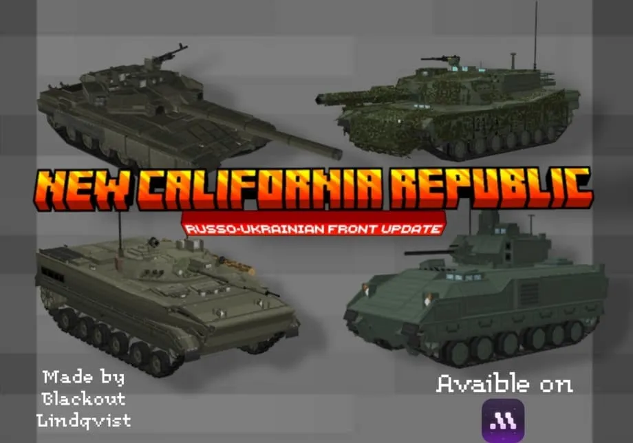 Thumbnail: New California Republic Pack (Military Tanks, IFV, APC, Armoured Cars and Skins)