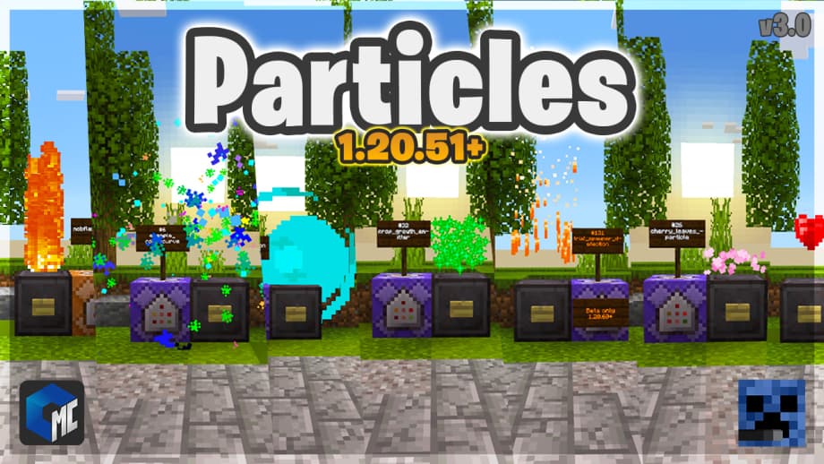 Thumbnail: PARTICLES MCBE (+100 particles)