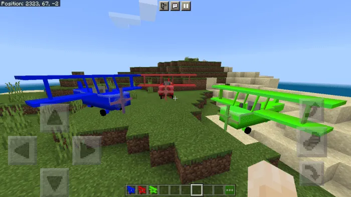 Plane Addon V5: Screenshot