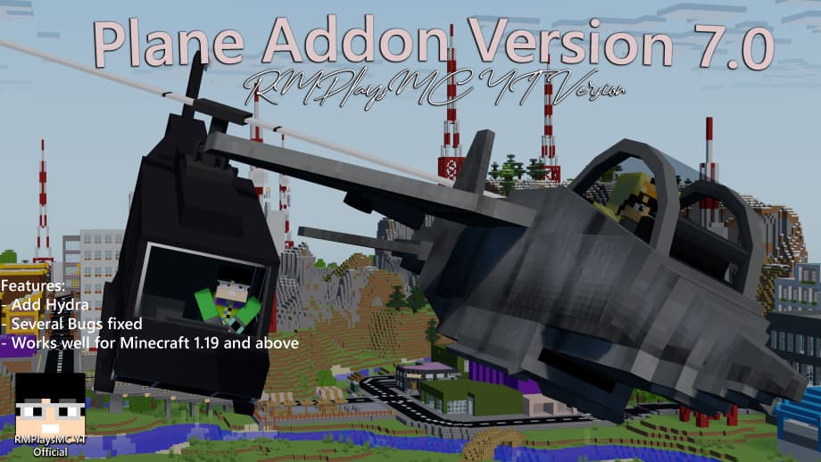 Thumbnail: Plane Addon V7 (RMPlaysMC YT Version)