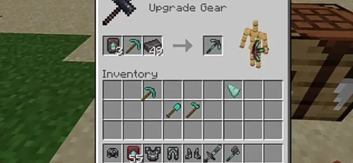 Prismarite Pickaxe Recipe Example