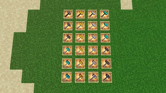All Hard Hammers Upgrades
