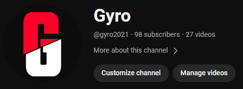 Gyro YouTube Channel