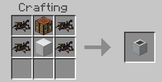 Weapons Crafting Table Recipe