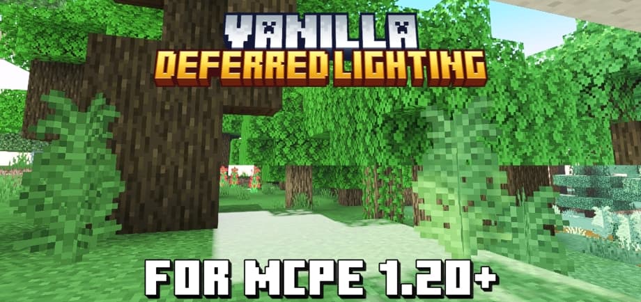 Thumbnail: Vanilla Deferred Lighting [For MCPE 1.20+]
