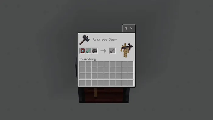 Smithing Table UI