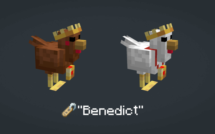 Barely Default Chickens Variants 2