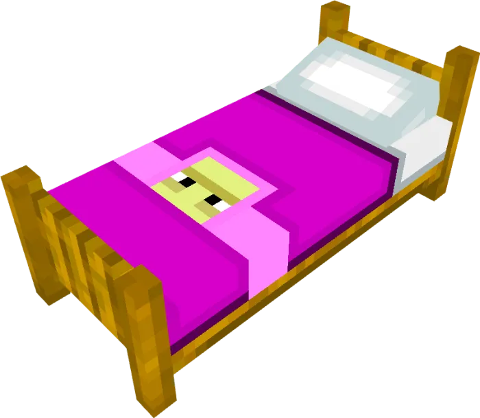 Magenta Beautiful Bed