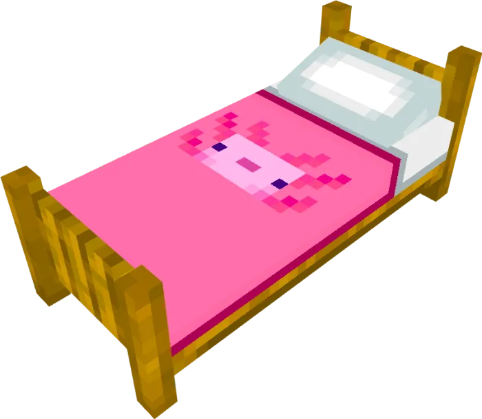 Pink Beautiful Bed
