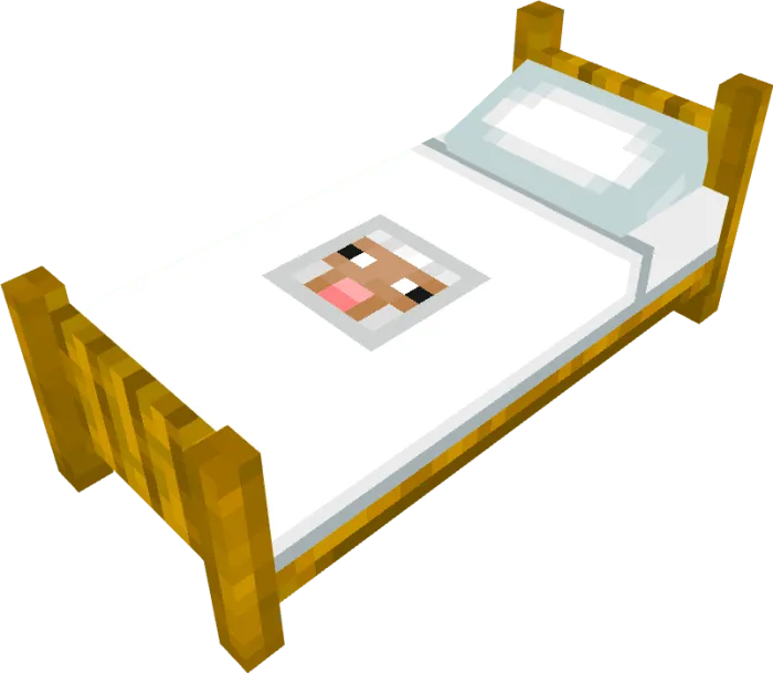 White Beautiful Bed