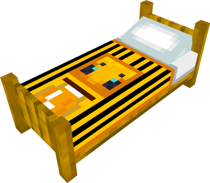 Yellow Beautiful Bed