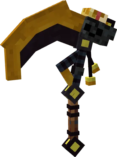 Gilded Blackstone Scythe Model