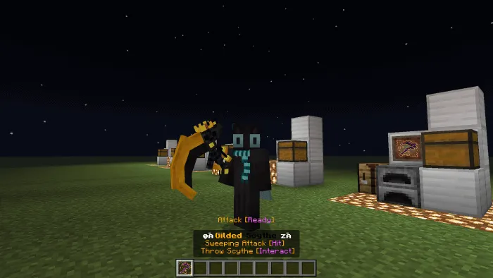 Player with Gilded Blackstone Scythe