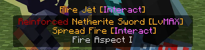 Reinforced Netherite Sword Description