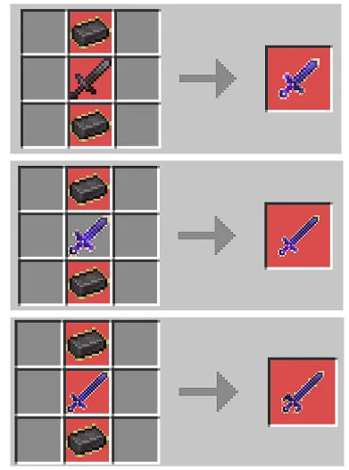 Reinforced Netherite Sword Recipes