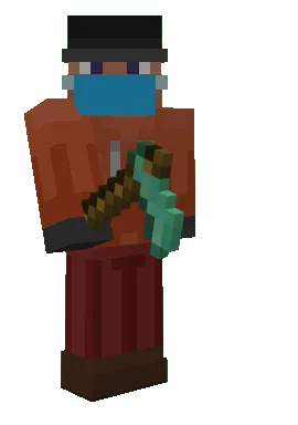 Equipped Tool: Oxidized Copper Hoe