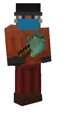 Equipped Tool: Weathered Copper Shovel