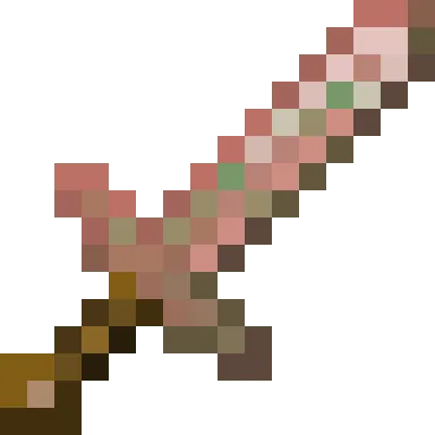 Exposed Copper Sword