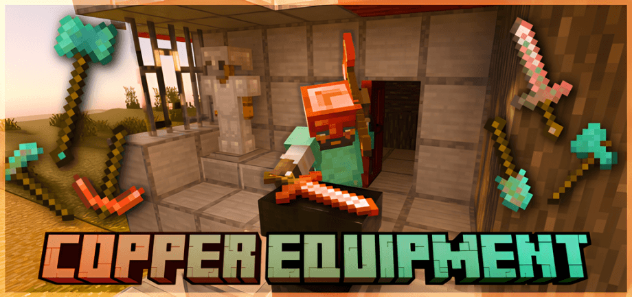 Thumbnail: More Armor, Weapons, Hammers, and Tools Copper Addon! (𝟭.𝟮𝟬.𝟲𝟮 𝗕𝗶𝗴 𝗨𝗽𝗱𝗮𝘁𝗲!) [Compatible with Any Addon!]