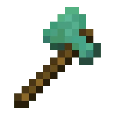 Oxidized Copper Axe