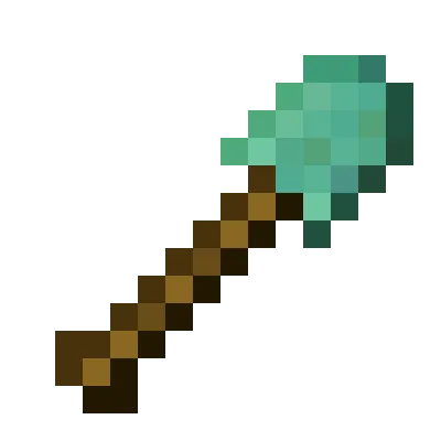 Oxidized Copper Shovel