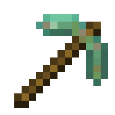 Weathered Copper Pickaxe