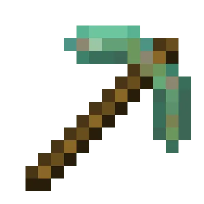 Weathered Copper Pickaxe