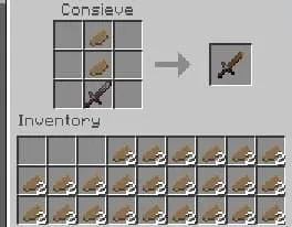 Hided Netherite Sword Recipe