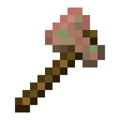 Exposed Copper Axe