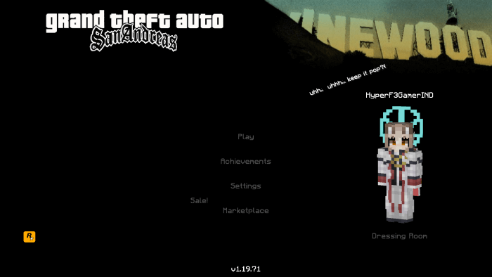 GTA San Andreas GUI: Screenshot 1