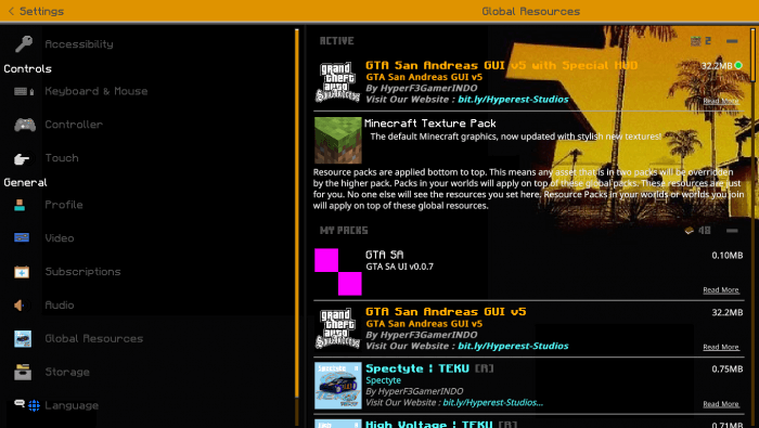 GTA San Andreas GUI: Screenshot 2