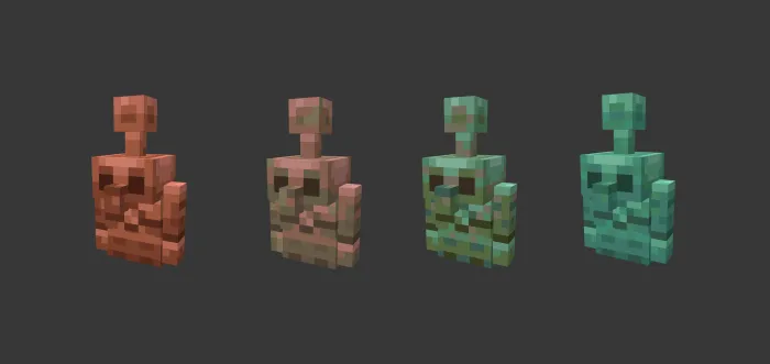 Copper Golem Stages