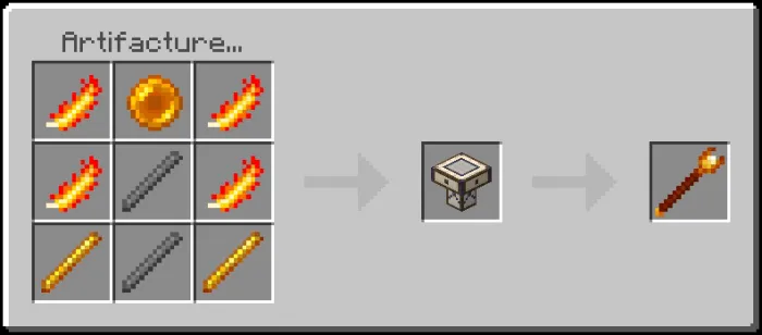 Blazing Staff Recipe