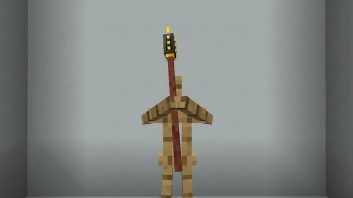 Piglin Fire Staff: Screenshot