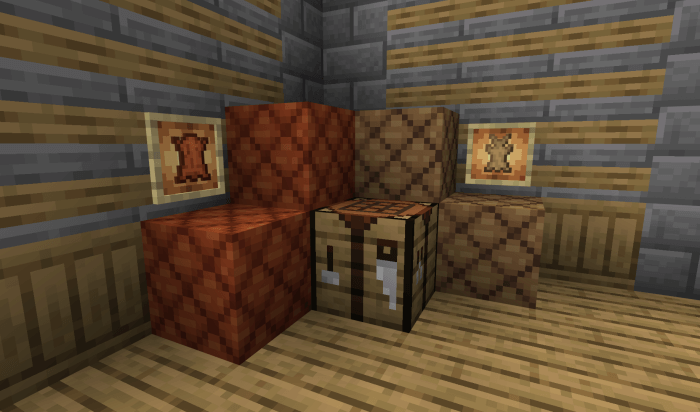Leather and Rabbit Hide Blocks: Screenshot