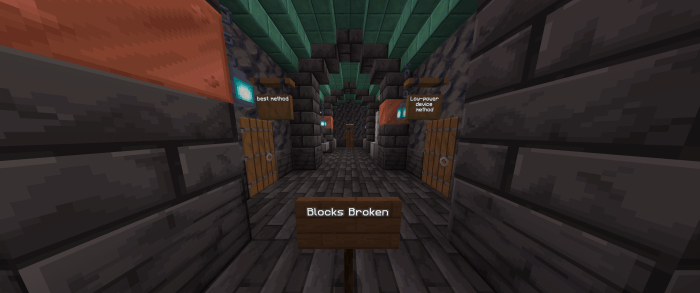 Blocks Broken Room Doors: Screenshot
