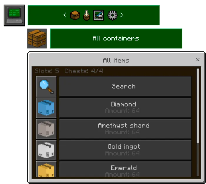 All Items in the Chest