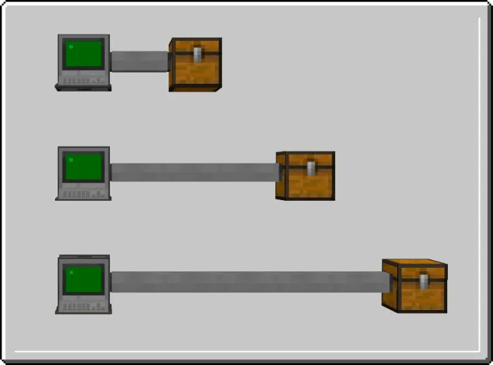 Chests Connected at Different Distances
