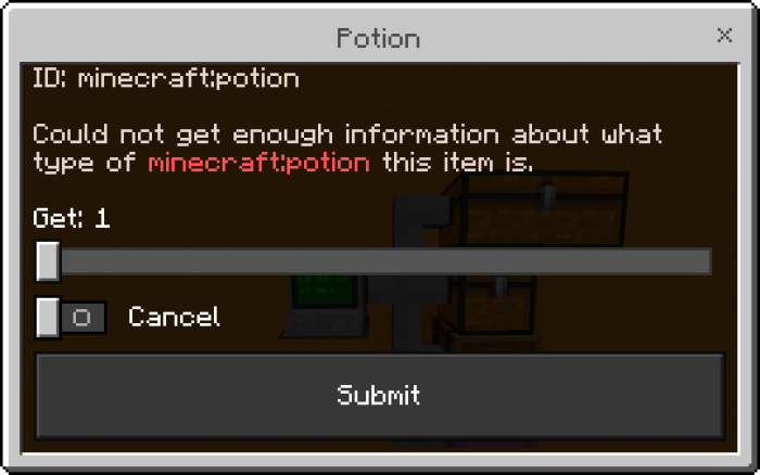 Could Not Get Enough Information About a Potion