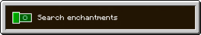 Search Enchantments Toggle