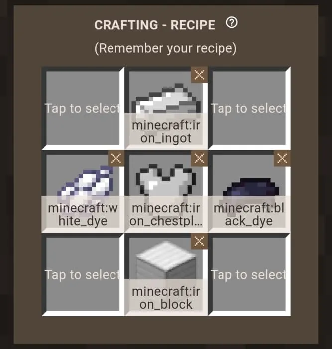 Target Dummy Recipe