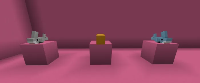 Unofficial Blahaj Bedrock Port: Screenshot