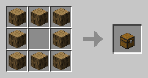 4 Chests from Logs Recipe