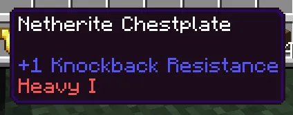 Heavy 1 on Netherite Chestplate