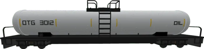 White Oil Car