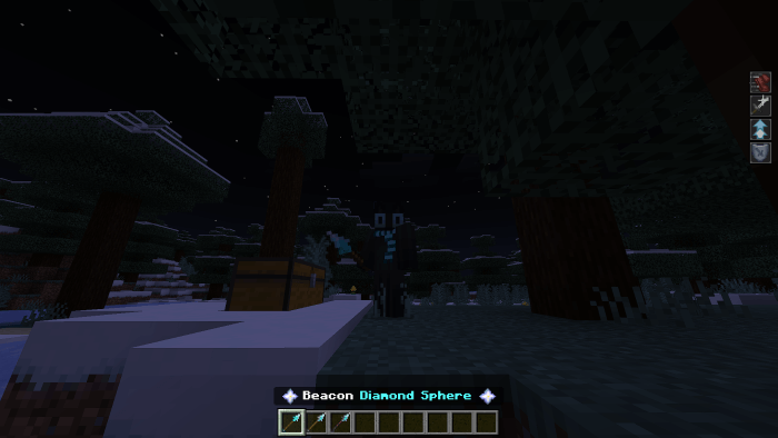 Player with Beacon Diamond Sphere: Screenshot