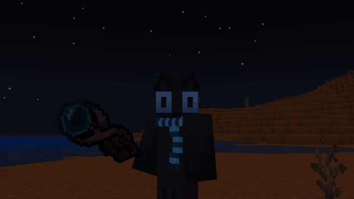 Player with Ender Gods Wand: Screenshot