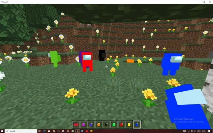 Among Us in Minecraft Screenshot 1