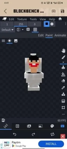 Skibidi Toilet in Blockbench №2